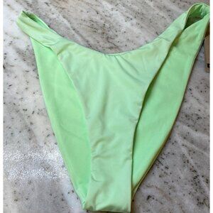NEW NIKE SWIM Lime Green Cheeky HI Thigh Bikini Bottom Only Plus Size XXL